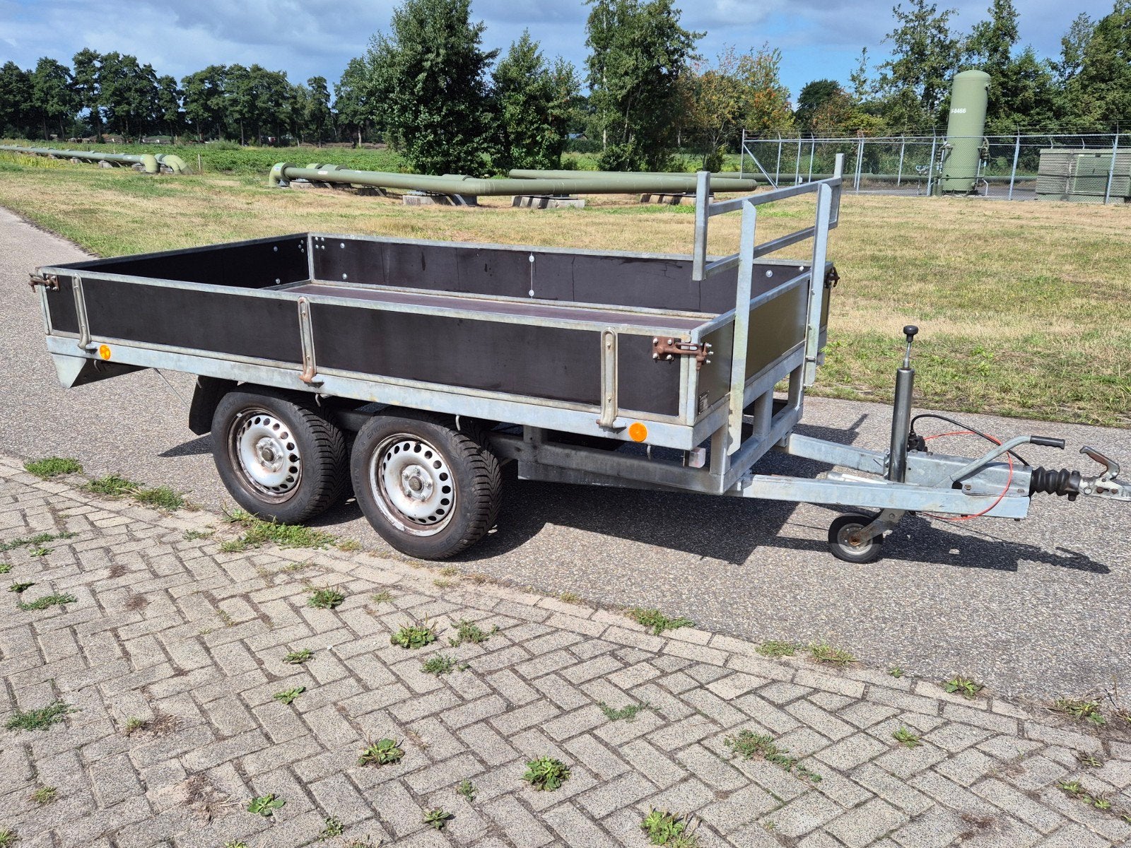 aanhanger plateau aanhangwagen, Auto diversen, Aanhangers en Bagagewagens, Ophalen, Zo goed als nieuw