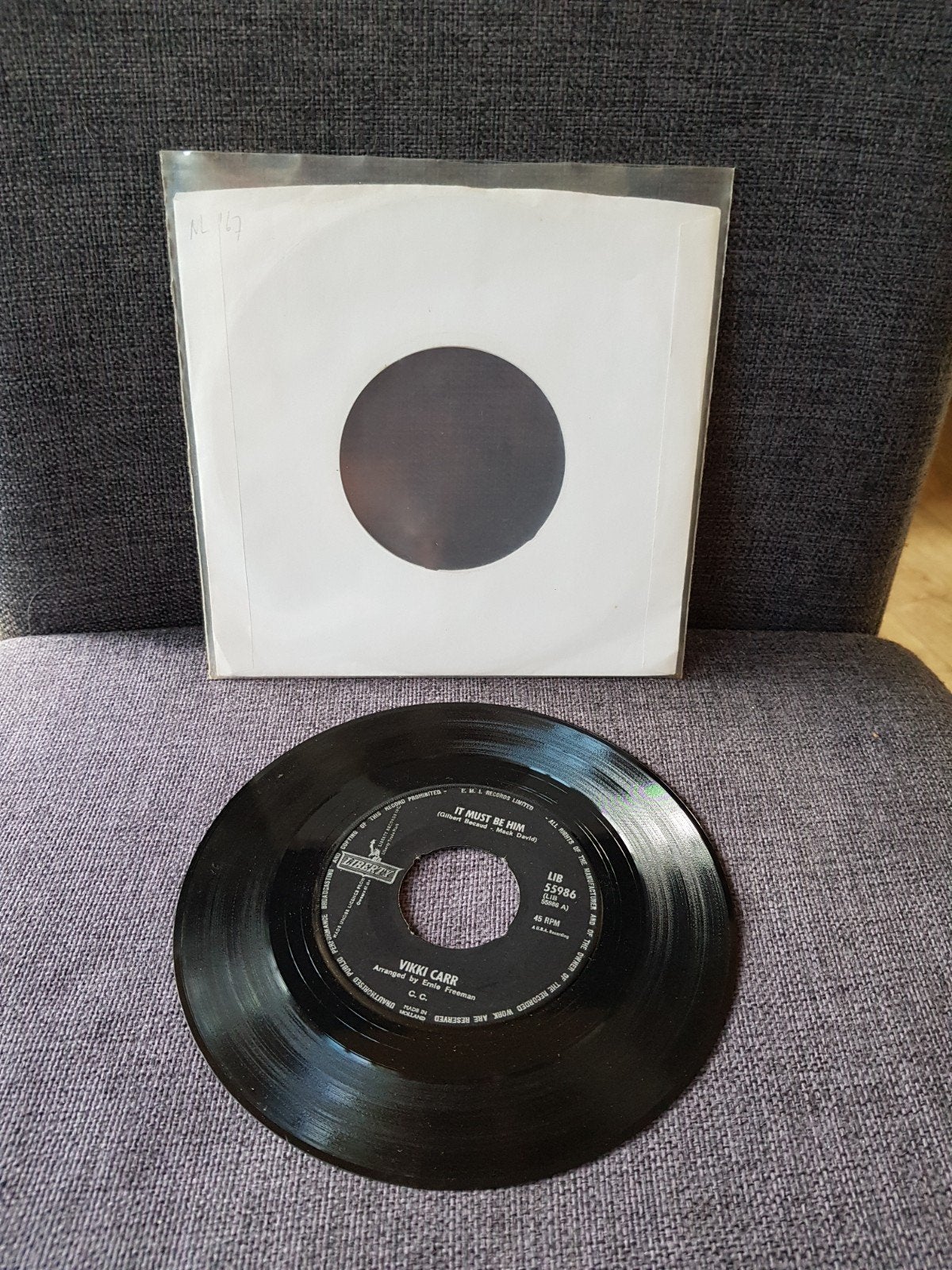 Vikki Carr - It must be him (1966), Ophalen of Verzenden, Gebruikt, Pop