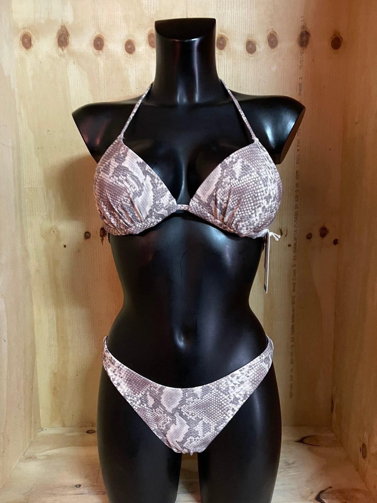 Barts amsterdam halter bikini maat 38, Verzenden, Nieuw, Beige, Bikini
