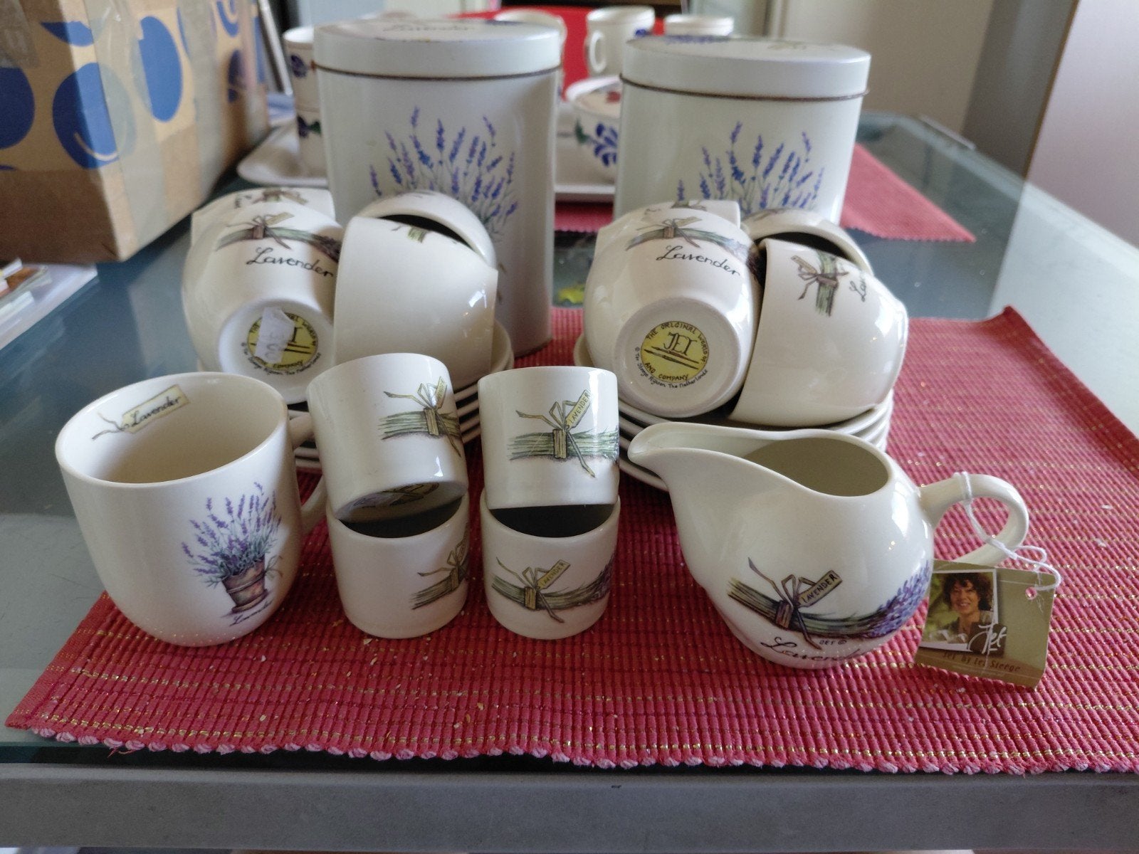 Lavendel servies, Ophalen of Verzenden, Overige stijlen, Overige typen