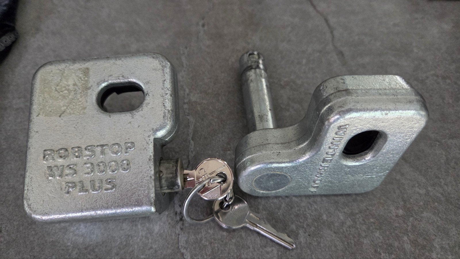 Robstop WS 3000 Plus Disselslot voor caravan/aanhanger, Ophalen of Verzenden, Gebruikt