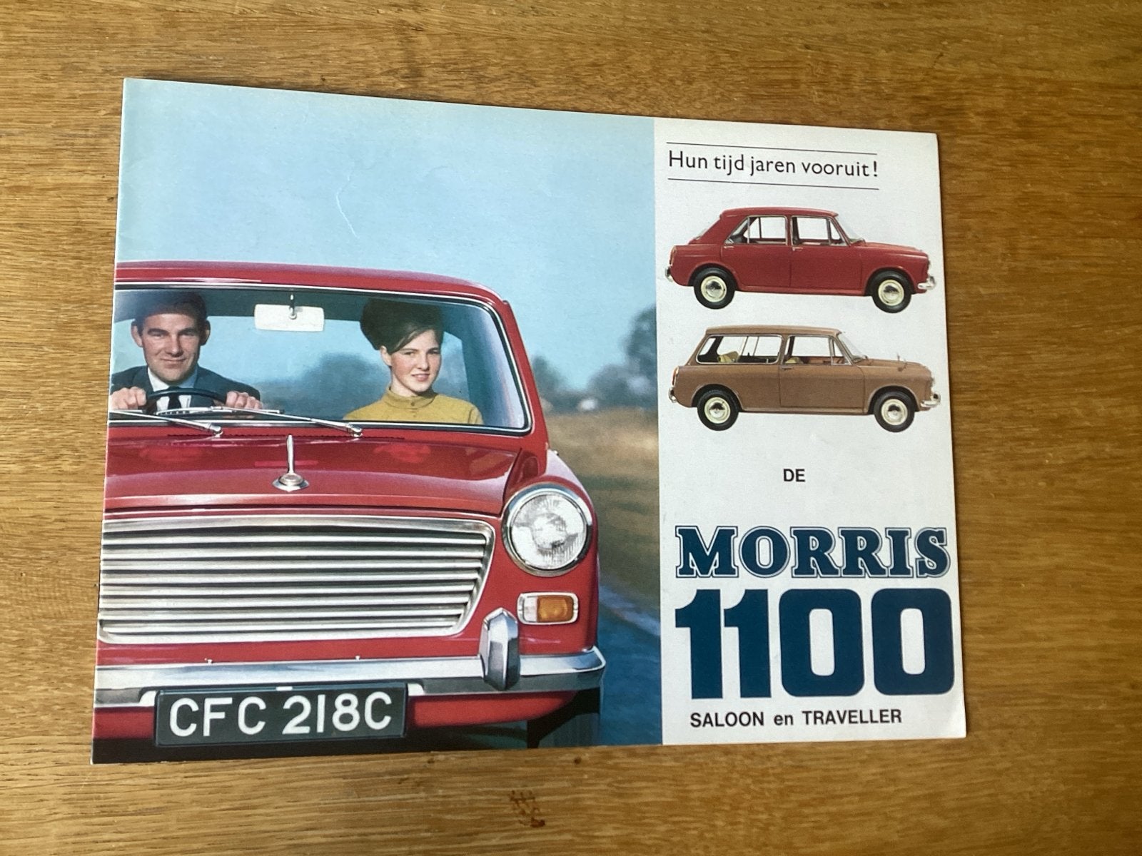 Morris 1100 Saloon & Traveller brochure (1960s), Boeken, Auto's | Folders en Tijdschriften, Ophalen of Verzenden, Gelezen, Overige merken