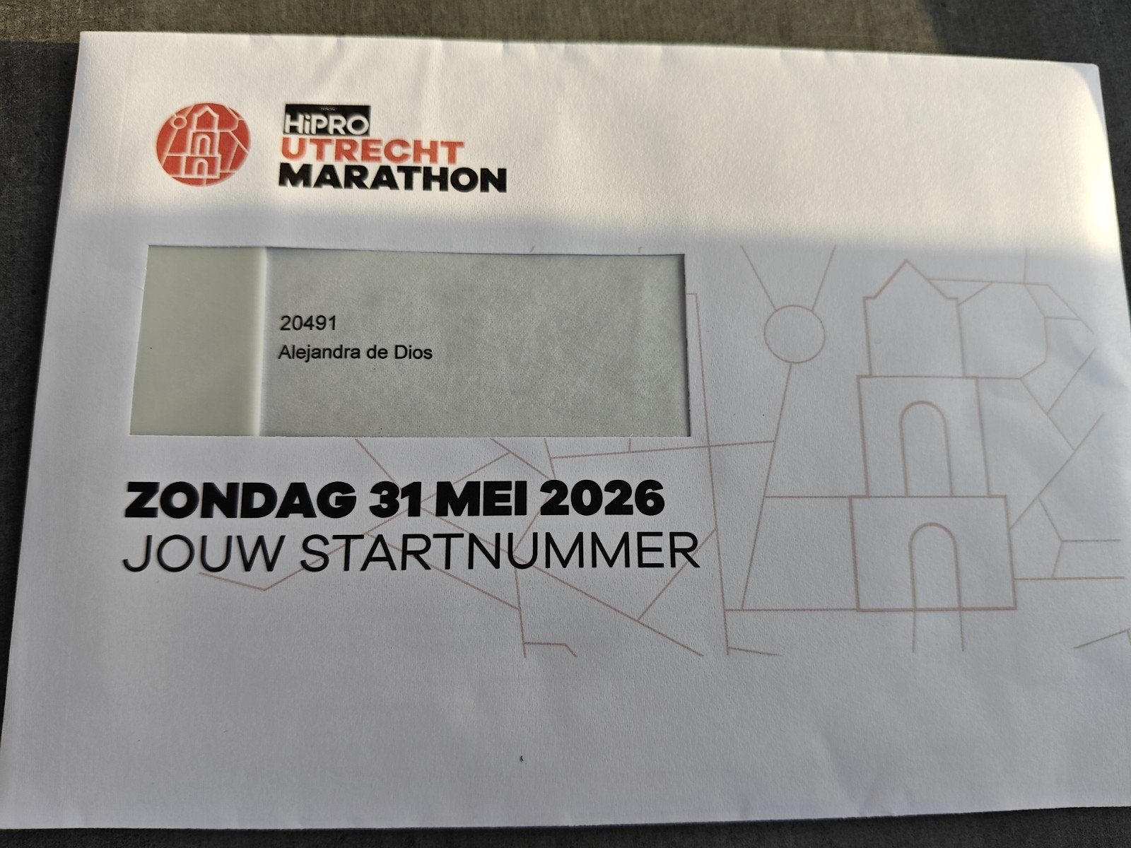 Startbewijs halve marathon Utrecht  2026 31 mei 2026, Tickets en Kaartjes, Eén persoon