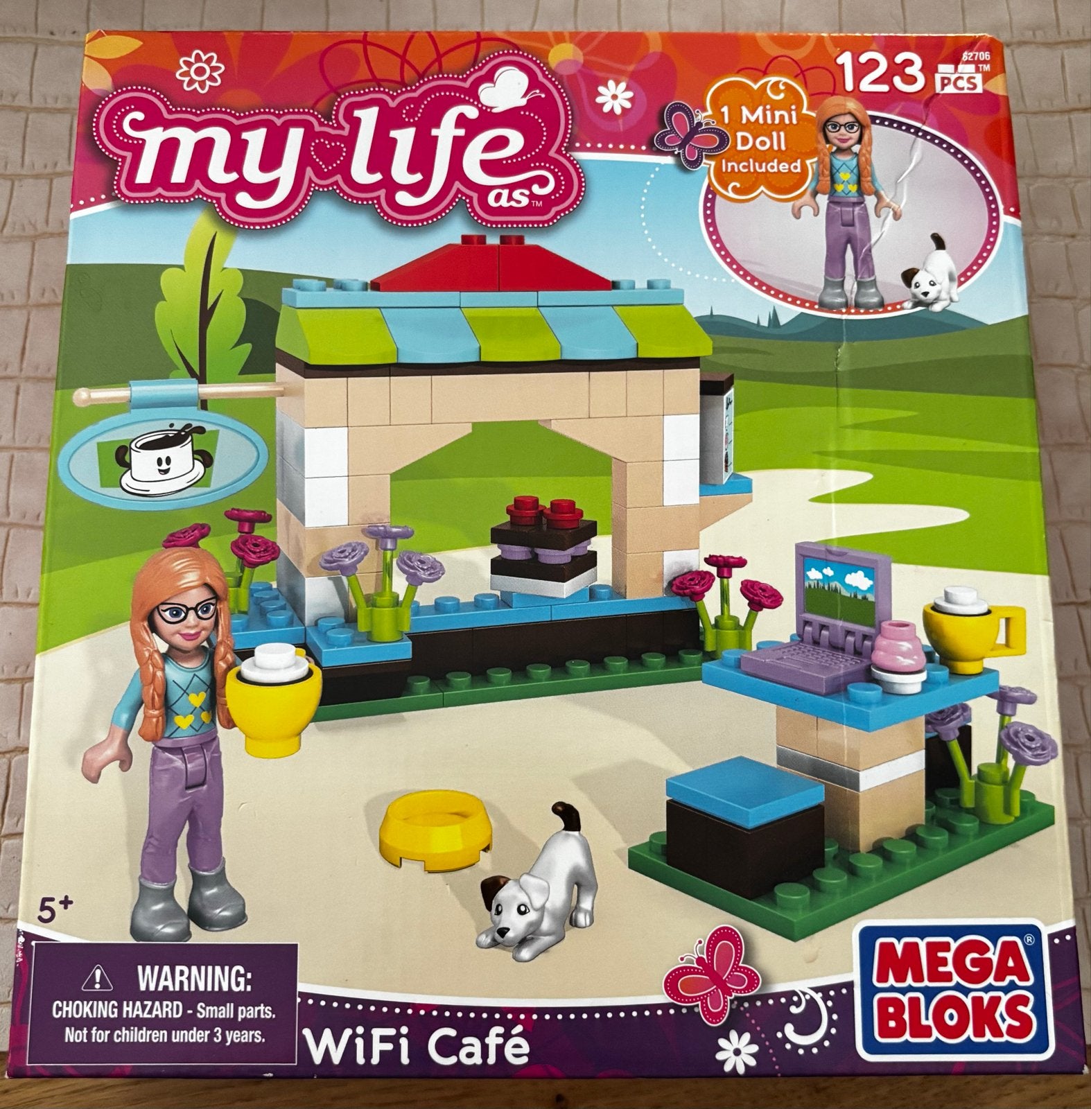 Mega Bloks: My Life, WiFi Café bouwset met mini pop, Ophalen of Verzenden, Nieuw, Megabloks