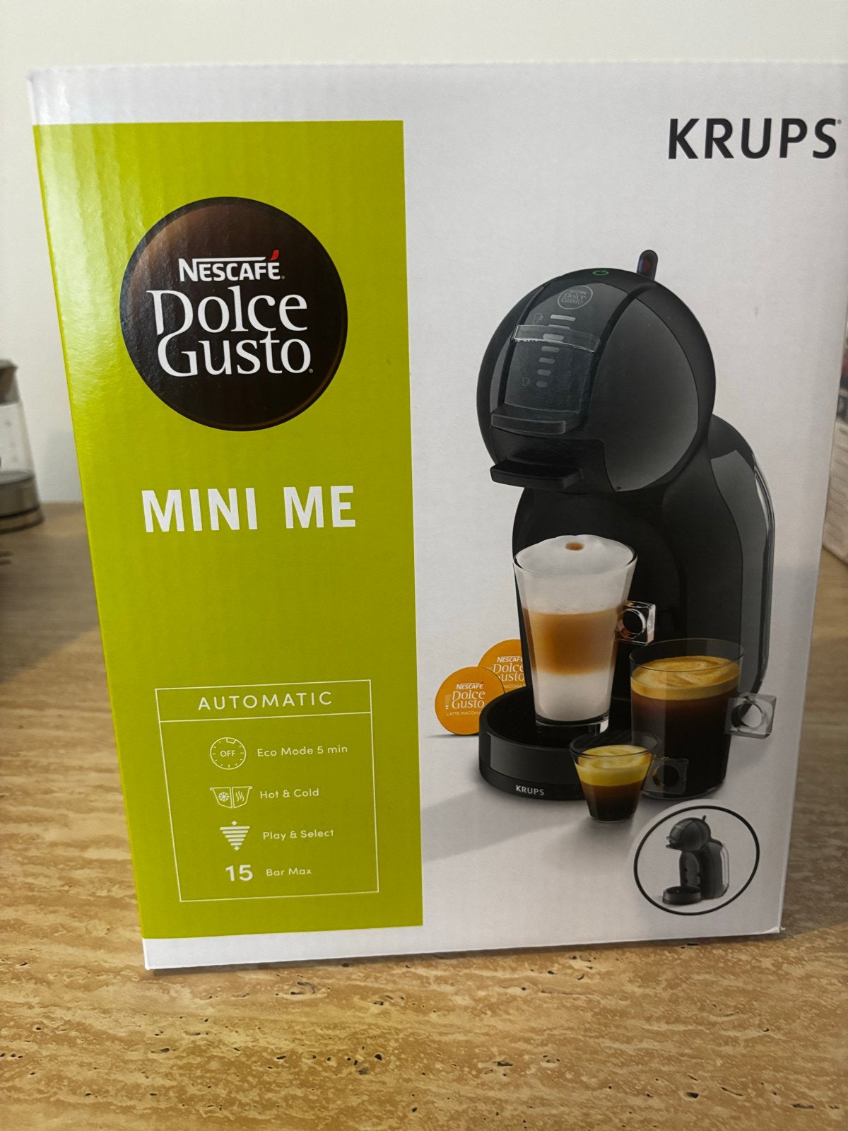 Nescafé Dolce Gusto Mini Me Koffiezetapparaat Zwart, Koffiepads en cups, Ophalen of Verzenden, 1 kopje, Koffiemachine