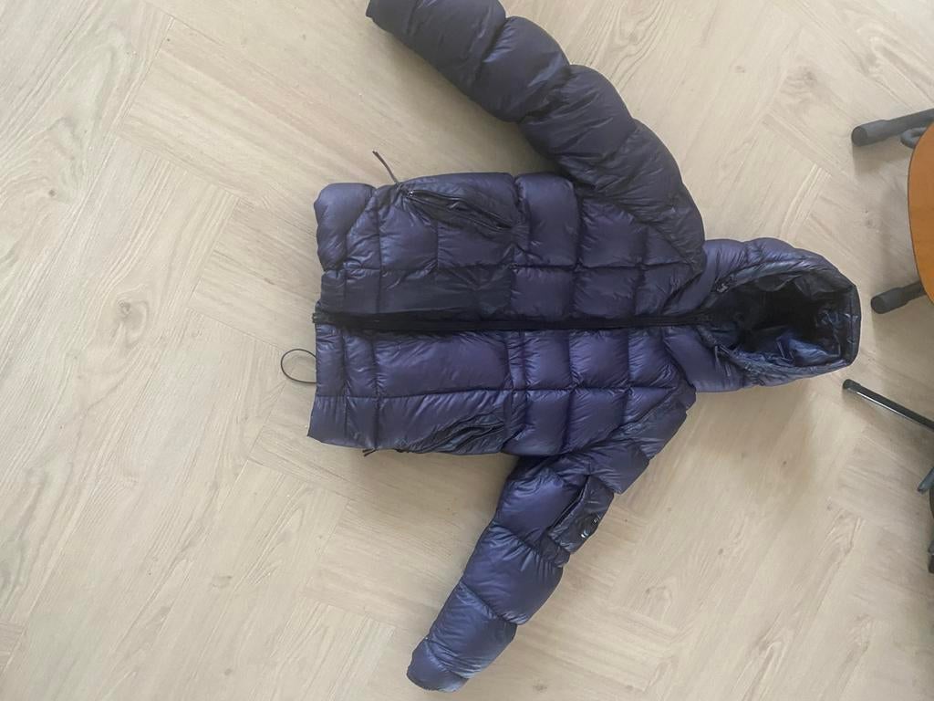 Orginele CP company puffer hardshell maat S, Ophalen of Verzenden, Gedragen, Maat 46 (S) of kleiner, Blauw