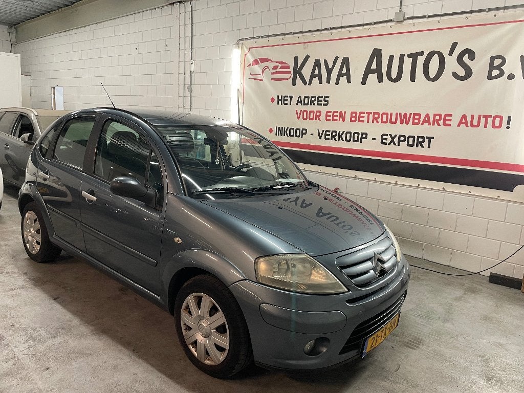 Citroën C3 1.4 I 16V AUTMAAT 2007 Grijs, Auto's, 1160 kg, Origineel Nederlands, Bedrijf, Zilver of Grijs