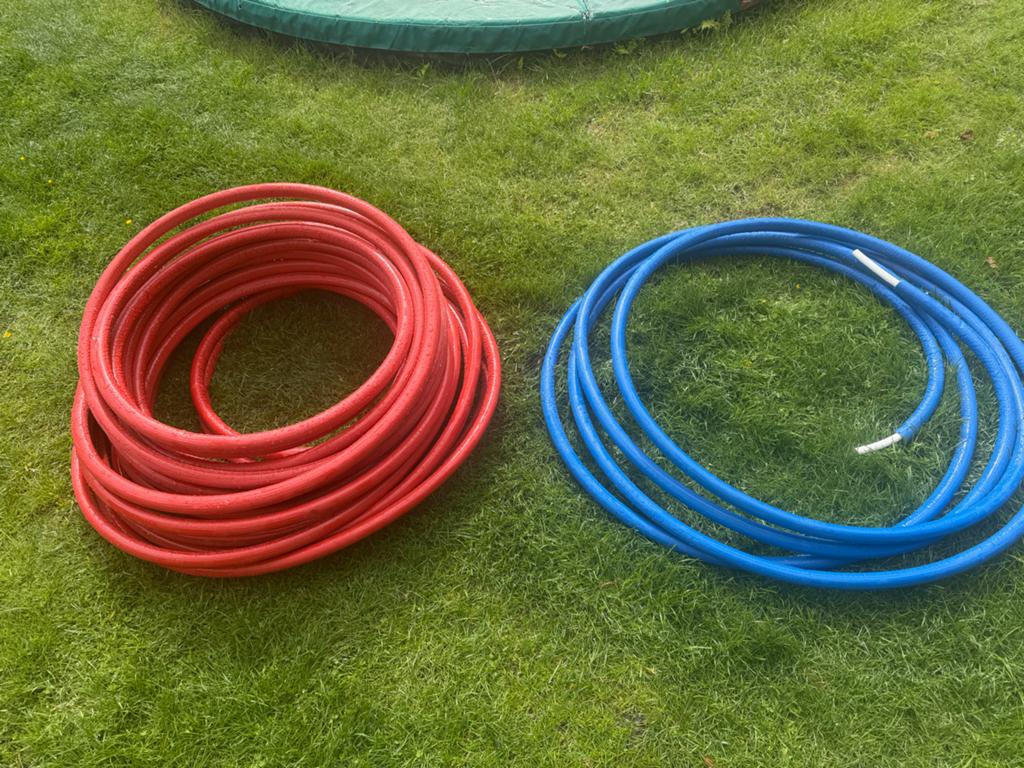 Meerlagenbuis in mantelbuis 16x2 62meter waterleiding, Ophalen, Minder dan 20 mm, 6 meter of meer, Aluminium