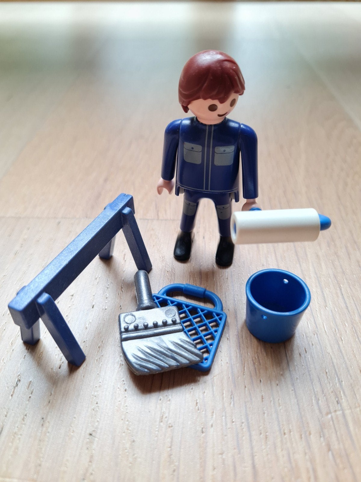 Playmobil Figuren: Beroepen agent, scilder en metselaar, Ophalen of Verzenden