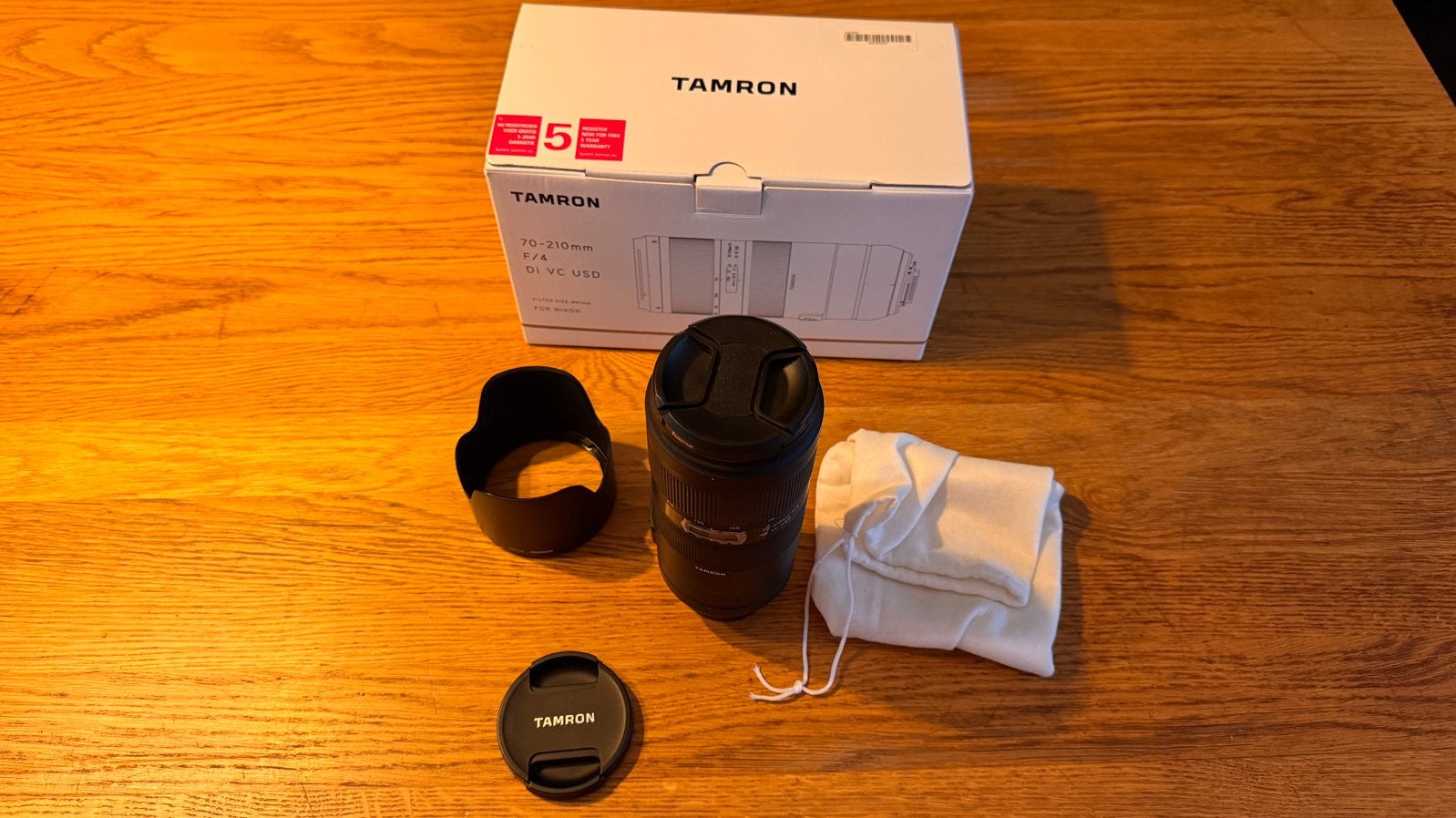 Tamron 70-210mm f/4 Di VC USD voor Nikon F-mount, Audio, Tv en Foto, Fotografie | Lenzen en Objectieven, Ophalen, Autofocus, Telelens