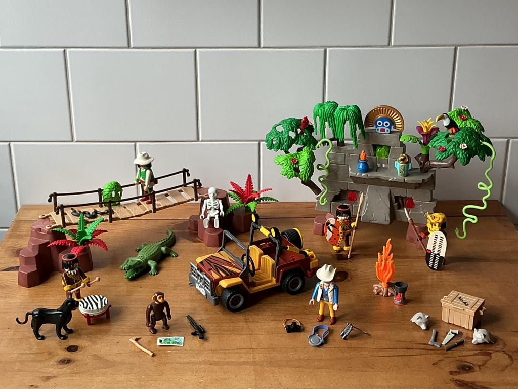 PLAYMOBIL JUNGLE AVONTUUR  🦅 🌚  SUPER LEUK !!, Ophalen of Verzenden, Gebruikt