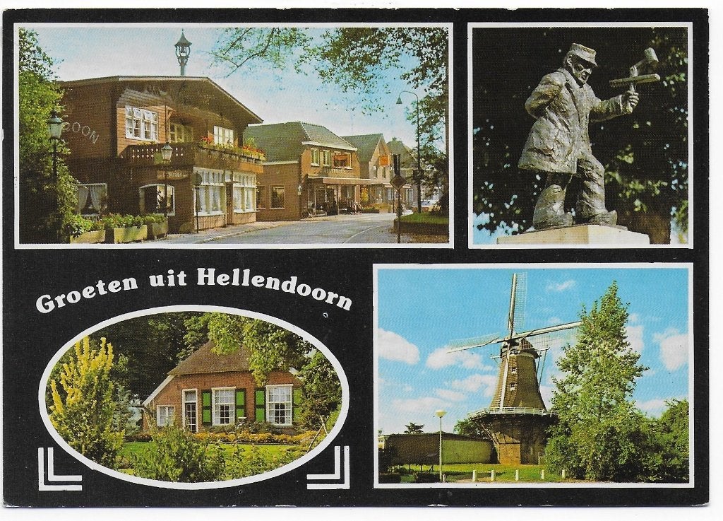 Hellendoorn gelopen Ansichtkaart (B2447 ), Ophalen of Verzenden, 1980 tot heden, Gelopen, Overijssel