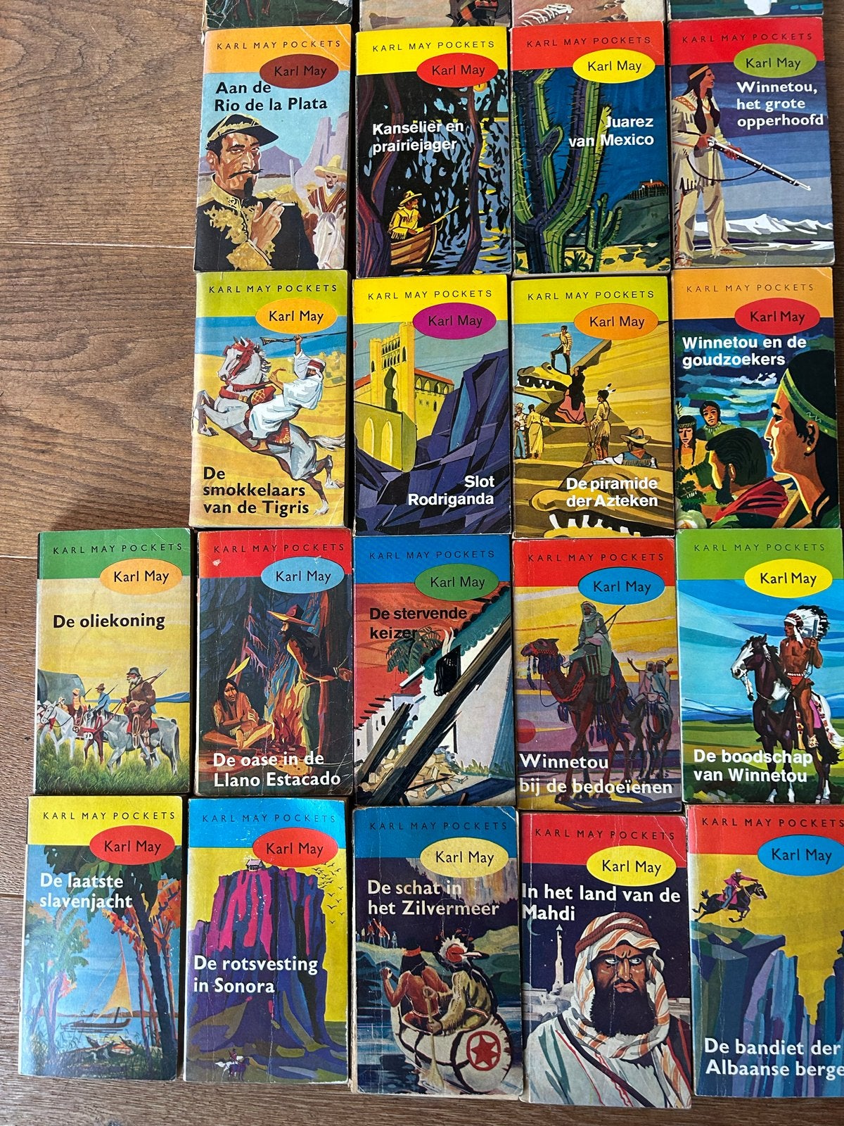 Karl May Pockets Boeken Collectie - 20 Stuks, Boeken, Avontuur en Actie, Ophalen, Gelezen