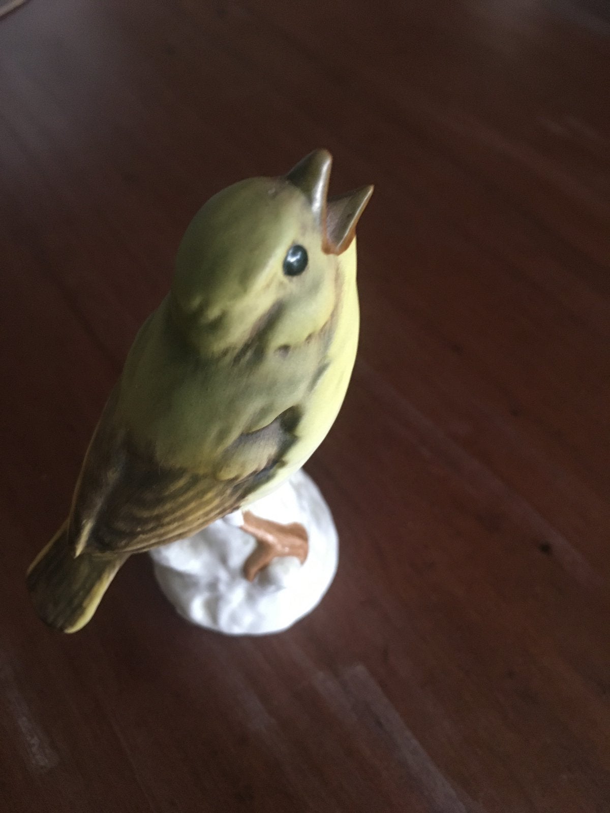 Vink van porselein, Ophalen