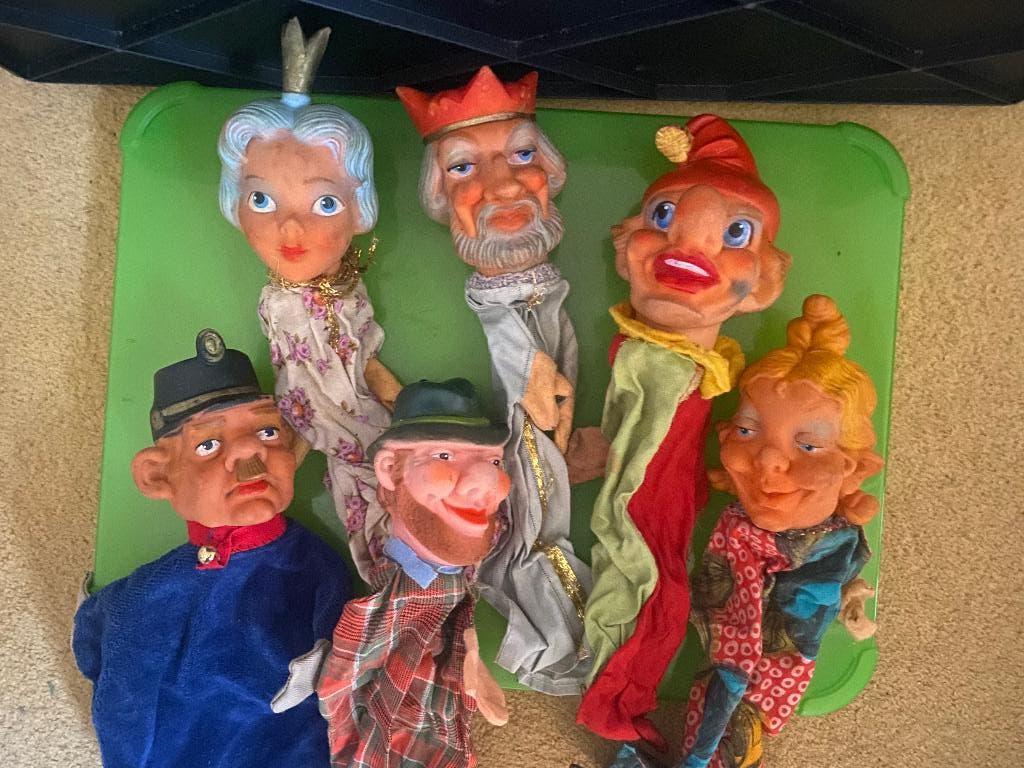 22 Handpoppen / poppenkastpoppen, Ophalen of Verzenden, Zo goed als nieuw, Overige typen