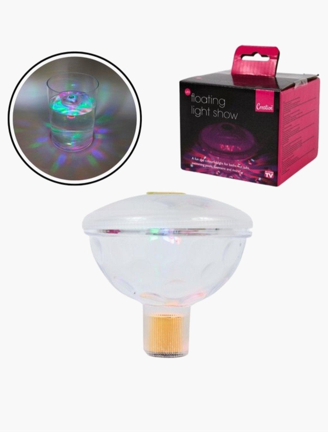 25 stuks drijvende discolamp 8.6 cm, Ophalen of Verzenden, Led-lamp