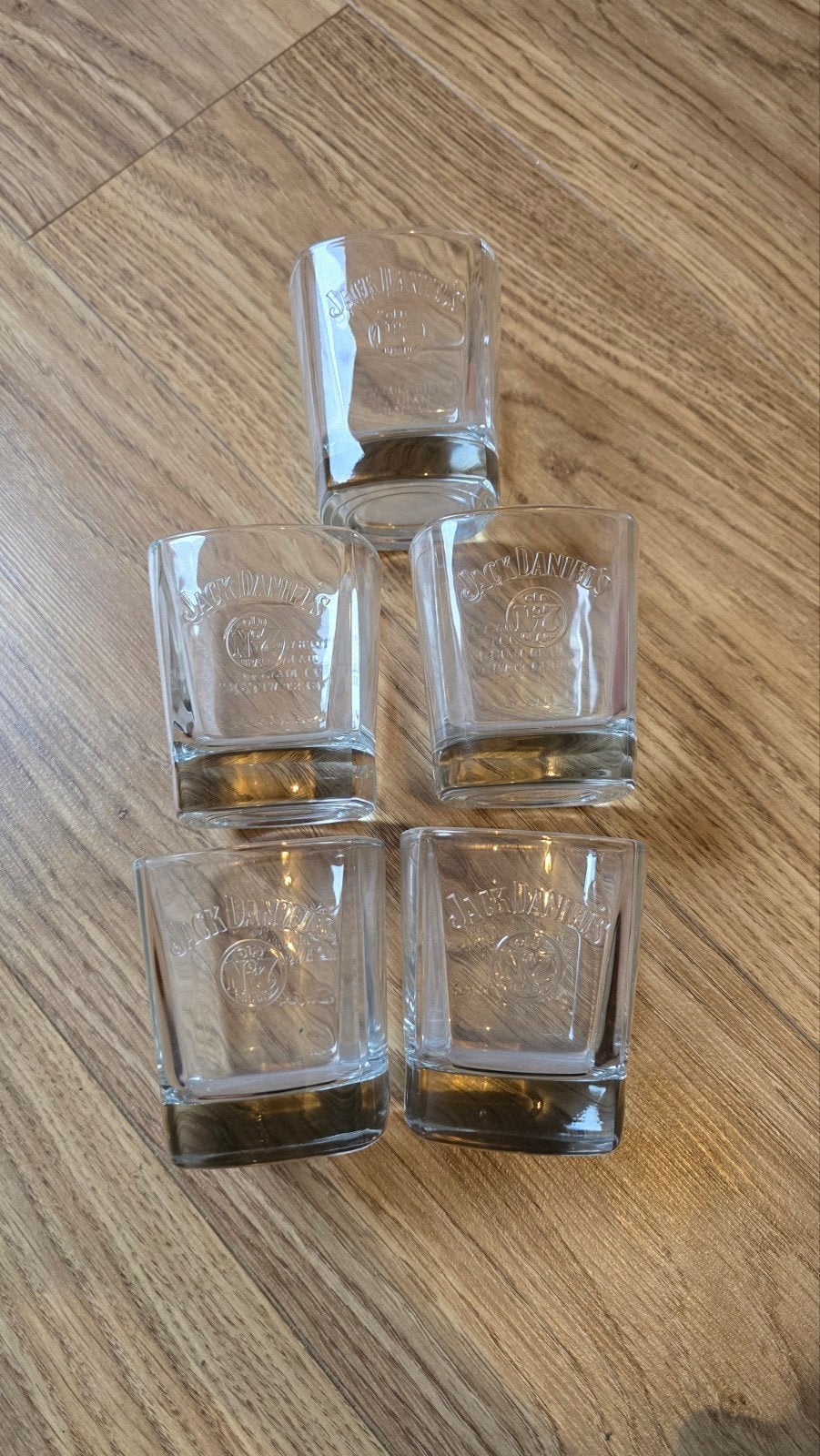 Jack Daniel's Tumblers - Set van 9, Ophalen, Overige merken, Glas, Overige typen