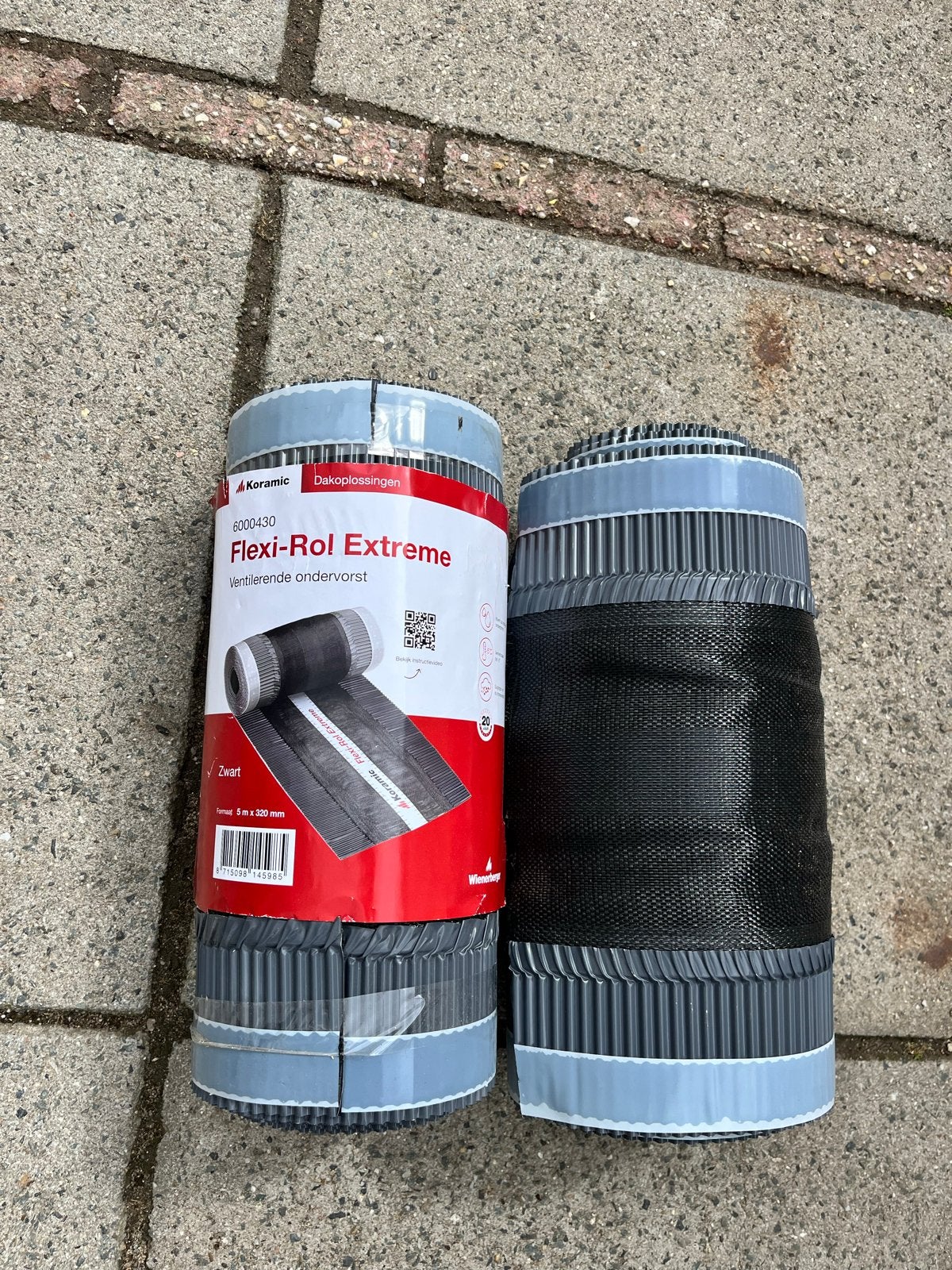 Keramic Flexi-Rol Extreme Ventilerende Ondervorst Zwart, Kunststof, Verzenden, Zwart, Overige typen