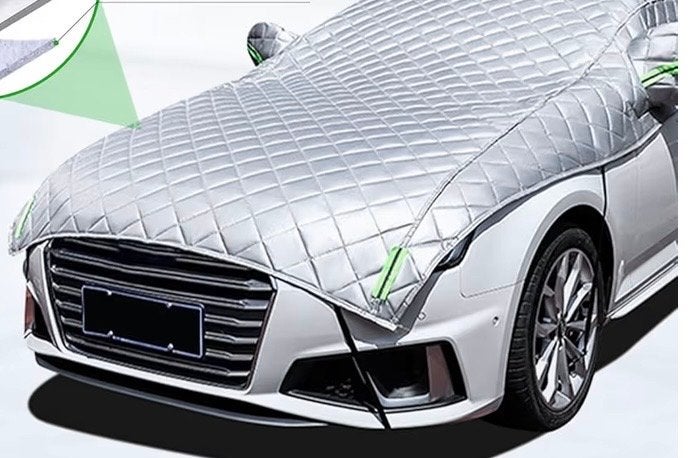 Universele Autohoes Zilver - Bescherming tegen UV & Hagel, Ophalen, Nieuw, Universeel