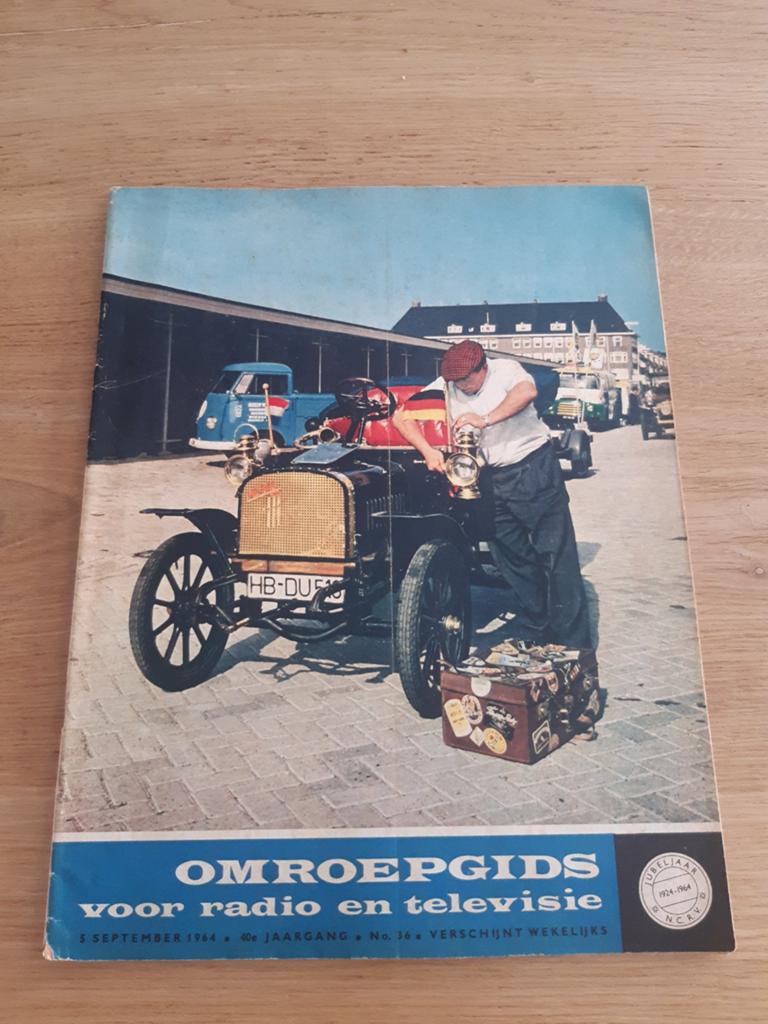 36.NCRV gids 1964. Oldtimer. Toon Hermans. Elly Imhoff. De i, Ophalen of Verzenden, Tijdschrift