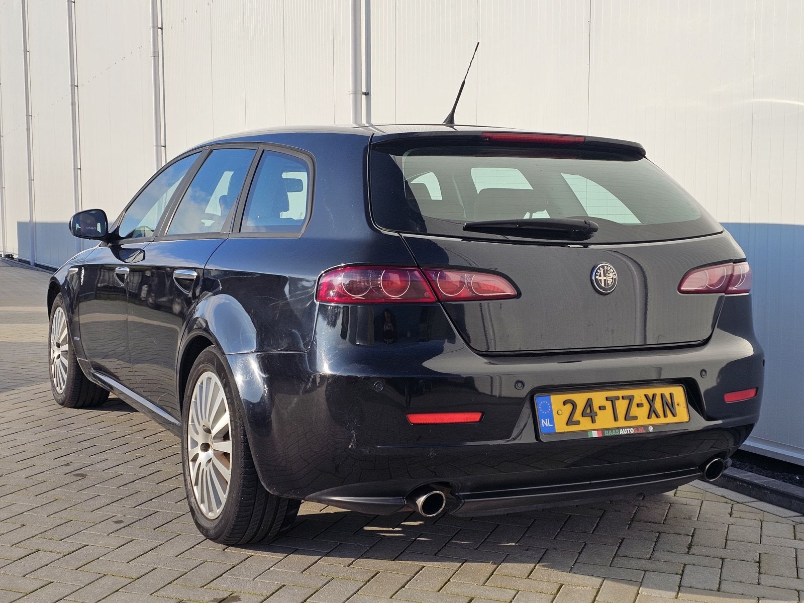 Alfa Romeo 159 2.2 JTS SW 2007 Zwart, Auto's, Voorwielaandrijving, 4 cilinders, Zwart, Stationwagon