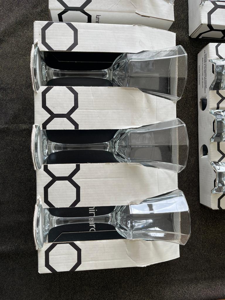 Drinkglazen Luminarc Octime (jaren 80) nieuw, Ophalen of Verzenden, Zo goed als nieuw