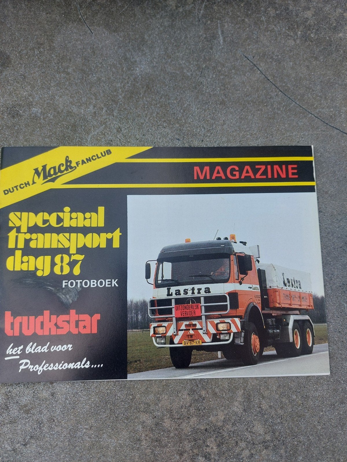 Dutch Mack Fanclub Magazine - Speciaal Transportdag '87, Ophalen of Verzenden, Gelezen, Overige merken, Dutch Mack Fanclub