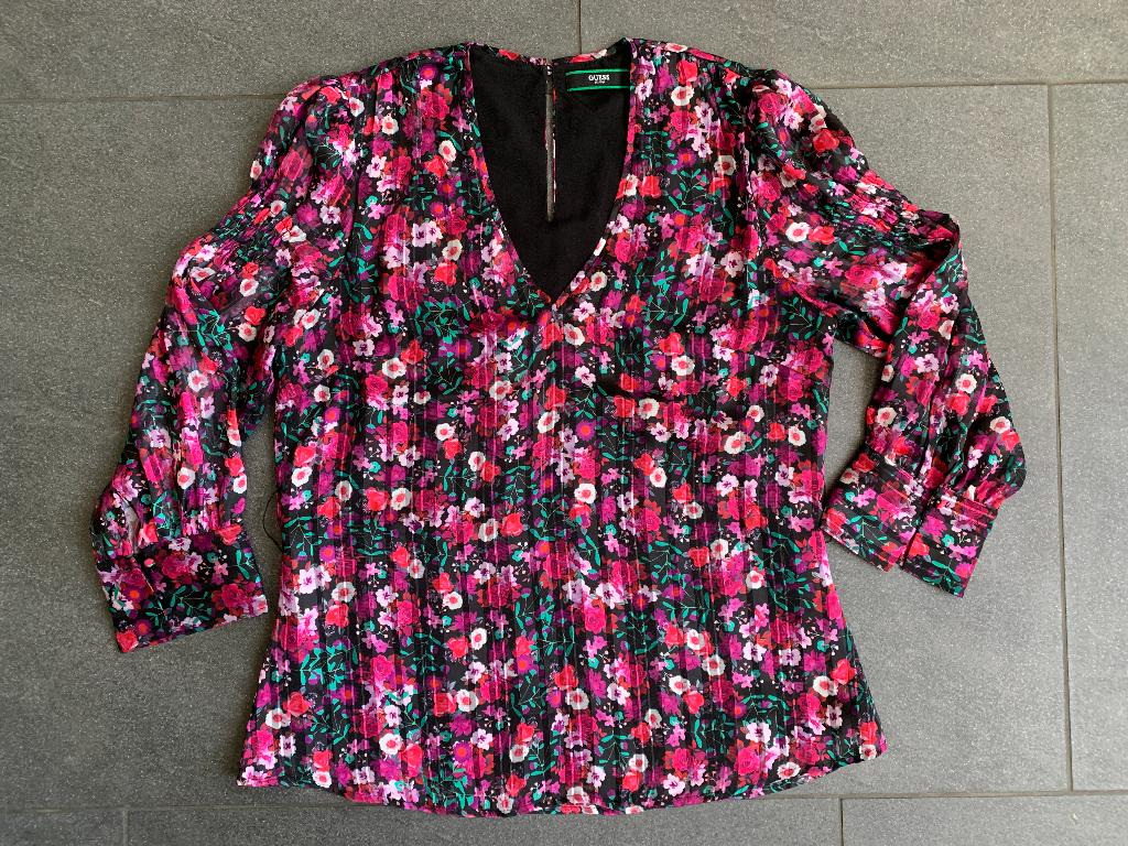 Guess Roze dames blouse mt L, Guess, Maat 42/44 (L), Ophalen of Verzenden, Zo goed als nieuw