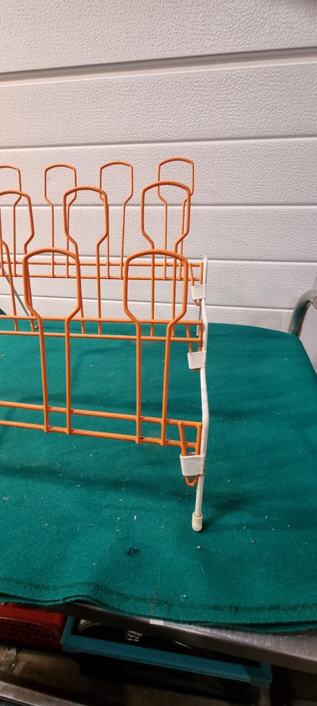 -	Schoenenrek retro draadmetaal oranje, Ophalen of Verzenden