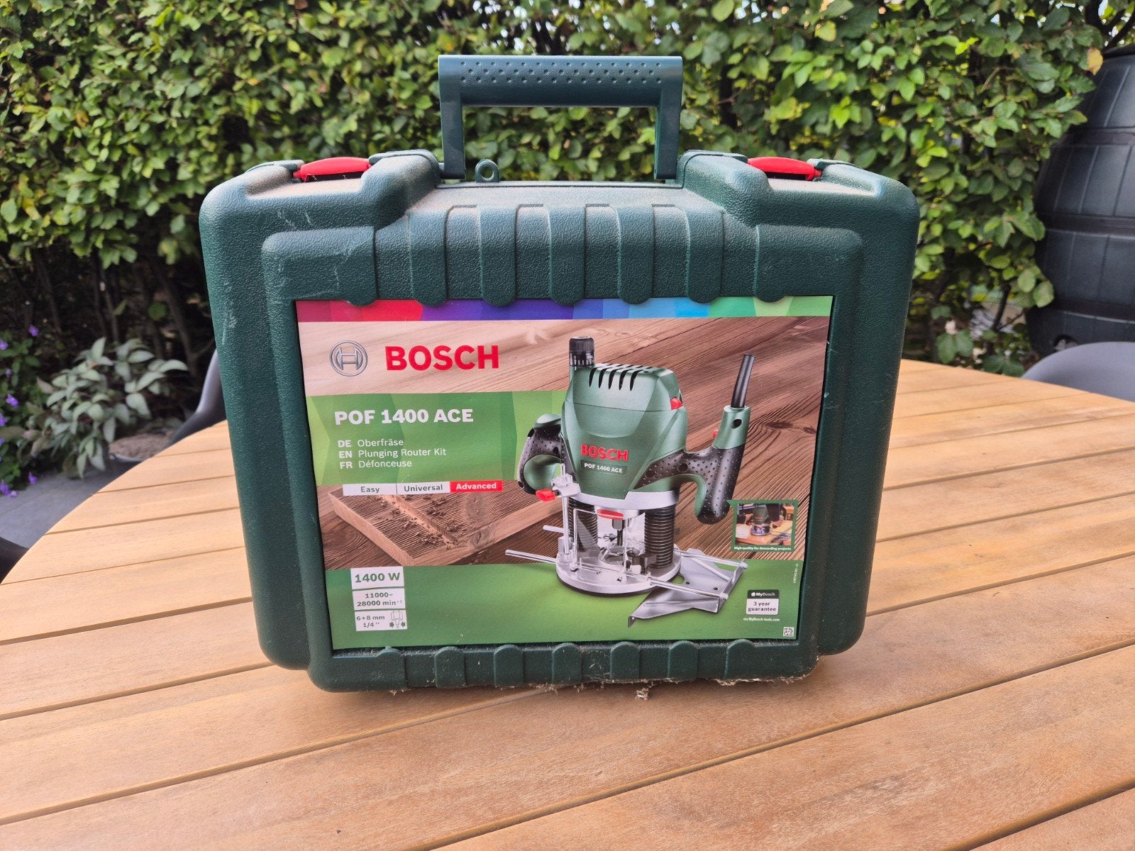 Bosch POF 1400 ACE Bovenfrees - Zo goed als nieuw, Ophalen of Verzenden, Zo goed als nieuw, Bovenfrees, Bosch