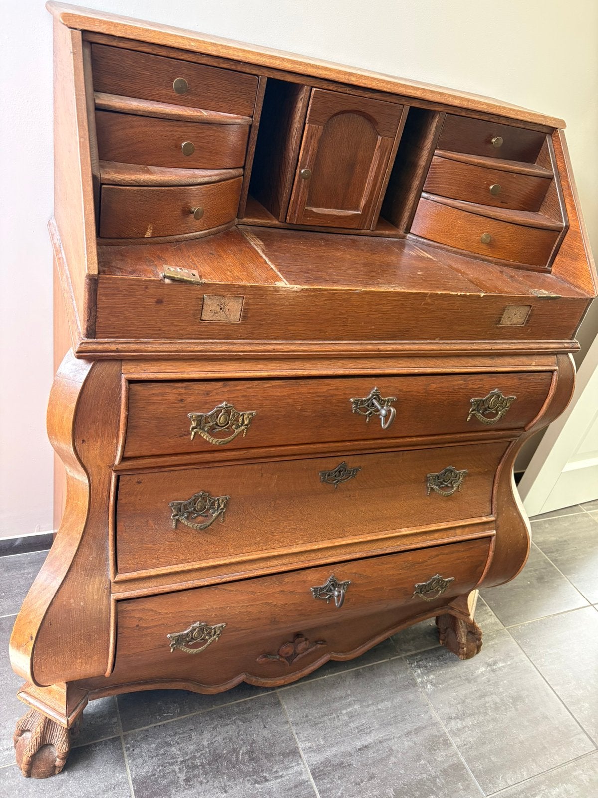 Friese antieke secretaire, Ophalen, Gebruikt