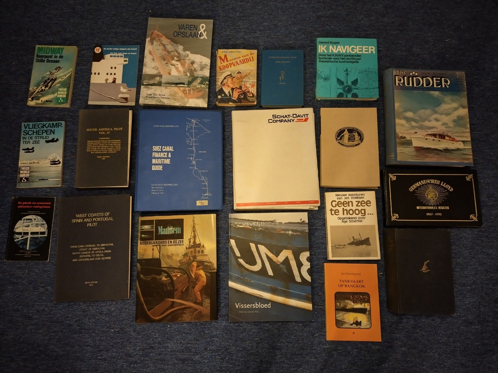 Collectie maritieme boeken - Scheepvaart& technie, Boeken, Ophalen of Verzenden, Gelezen, Metaaltechniek