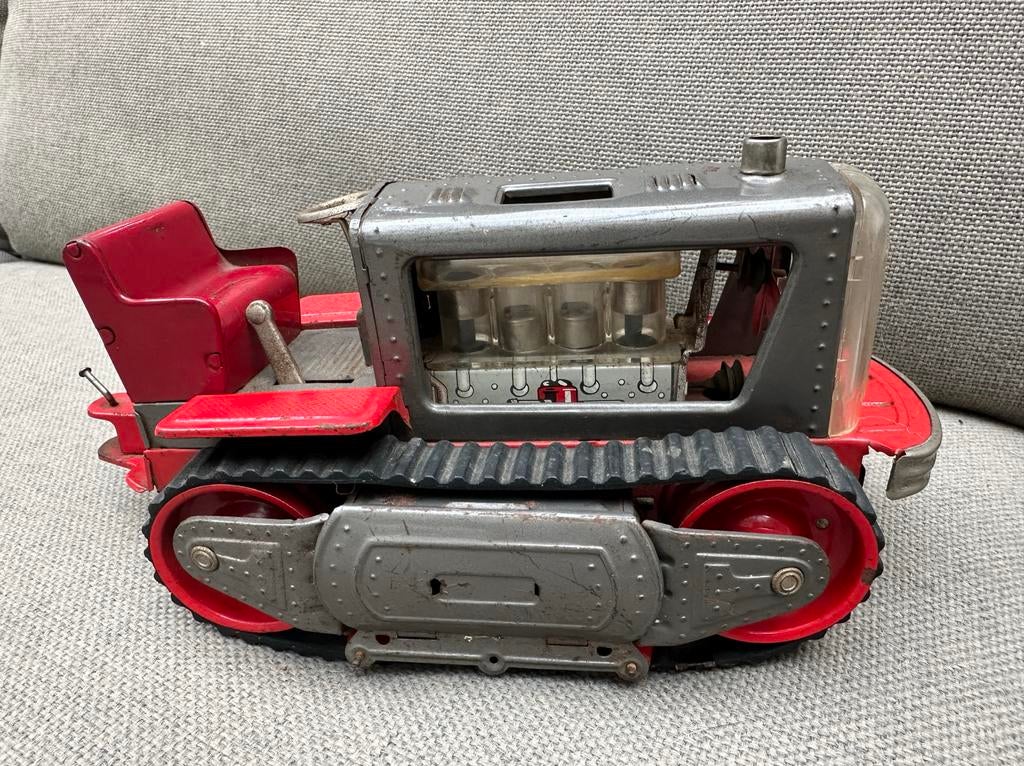 Vintage Blikken Speelgoed Nomura Robot Tractor opknapper, Ophalen of Verzenden