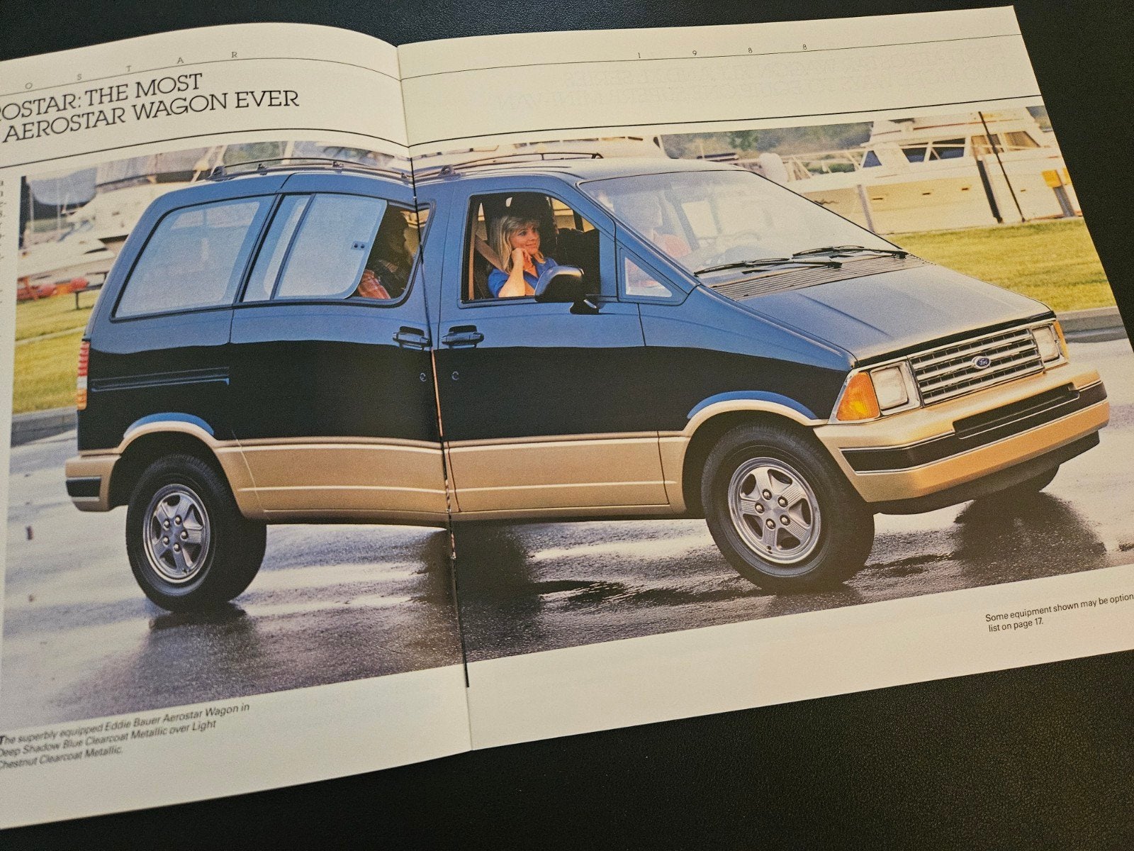 Brochure Ford Aerostar Wagon 1988 USA, Ophalen of Verzenden, Zo goed als nieuw, Ford