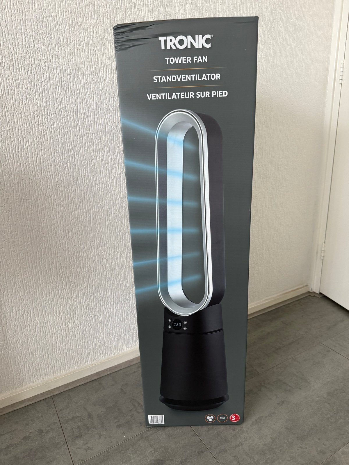 TRONIC Torenventilator met afstandsbediening, 35W, Witgoed en Apparatuur, Ophalen of Verzenden, Ventilator met afstandsbediening