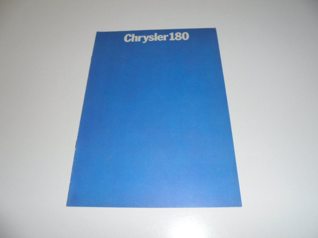 brochure Chrysler 180 modellen 1972, Boeken, Ophalen of Verzenden, Zo goed als nieuw, Overige merken