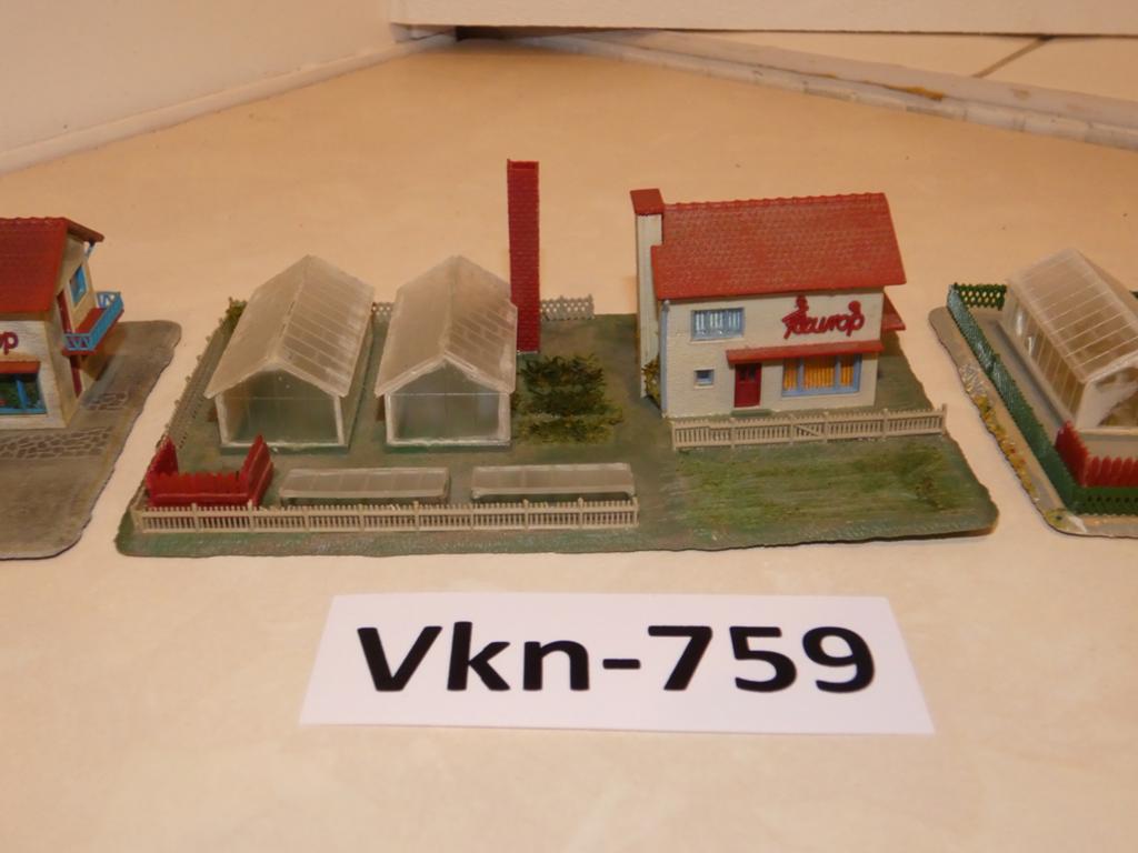 Vk-759 N Spoor Scenery Fleurop Tuindery B-226 Pola, Overige merken, Gebruikt, Gelijkstroom, Brug, Tunnel of Gebouw