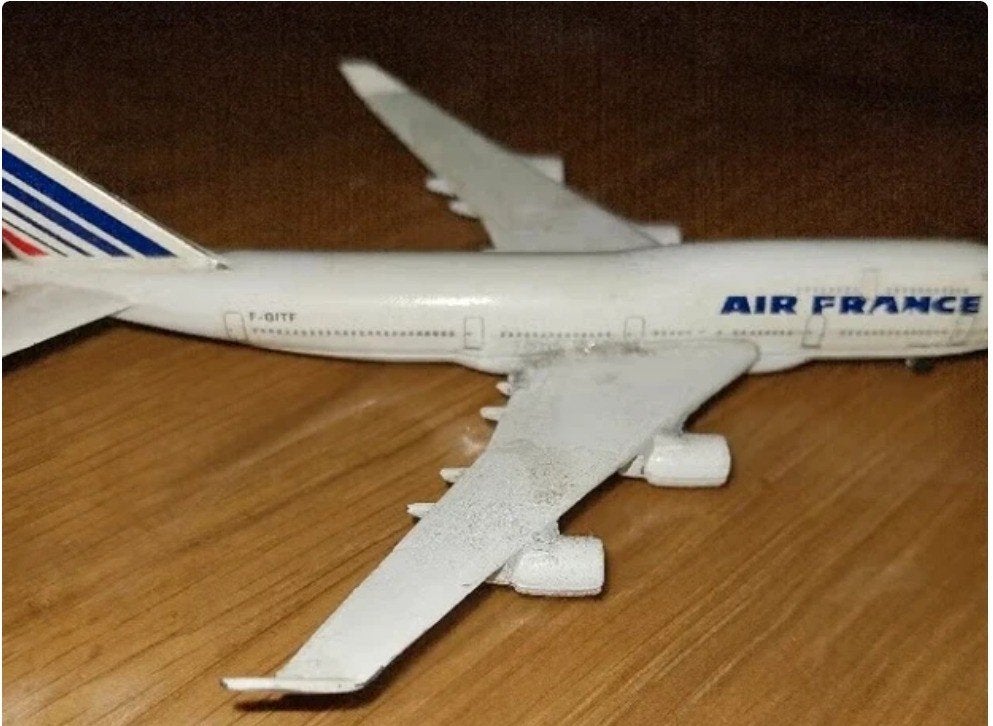 Air France Boeing 747-400 1/600 schaalmodel Schabak, Ophalen of Verzenden, Gebruikt, Schaalmodel