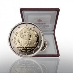 2 Euro Vaticaan 2023 - Alessandro Manzoni - PROOF - Doosje, Verzenden, Vaticaanstad, 2 euro, Losse munt