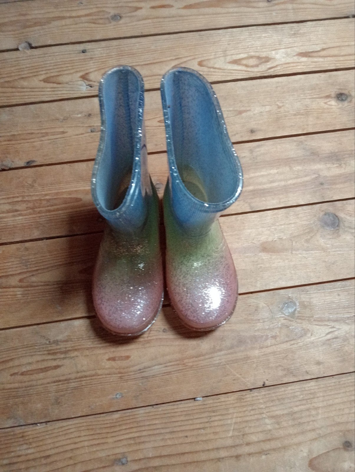 Regenboog Laarsjes maat 25 zgan ,Scapino, Ophalen of Verzenden, Zo goed als nieuw, Meisje, Laarzen