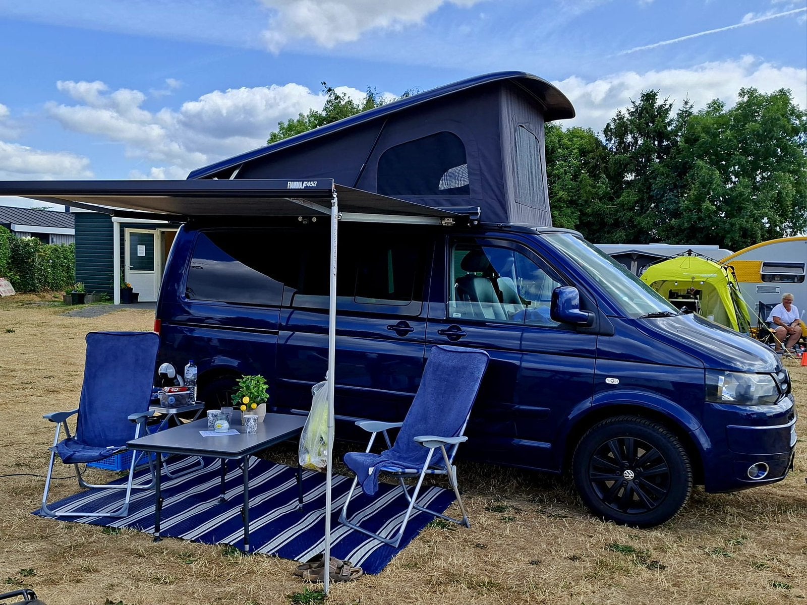 Volkswagen T5 Multivan Camper 2008 Blauw, Euro 5, 2421 kg, Zwart, Overige carrosserieën