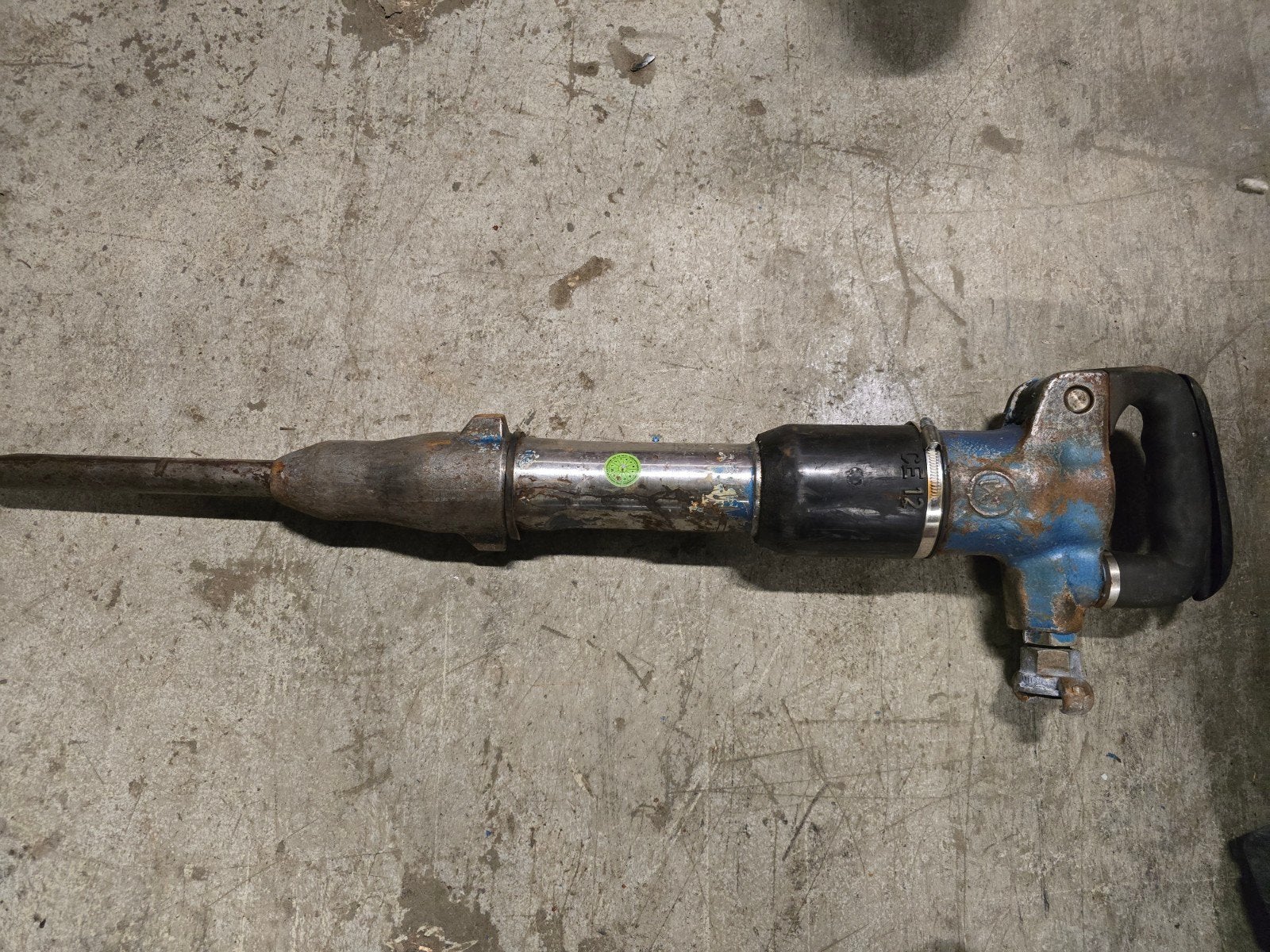 Wilking CE12V sloophamer op lucht inclusief beitel, Gebruikt, ., Ophalen of Verzenden, Wilking