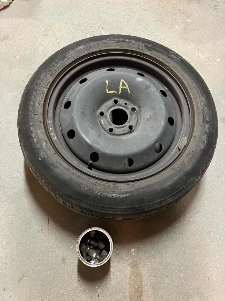 Te Koop: 4 stalen velgen 7.5Jx16 ET55 5x108 + bouten, Ophalen, Gebruikt, Renault