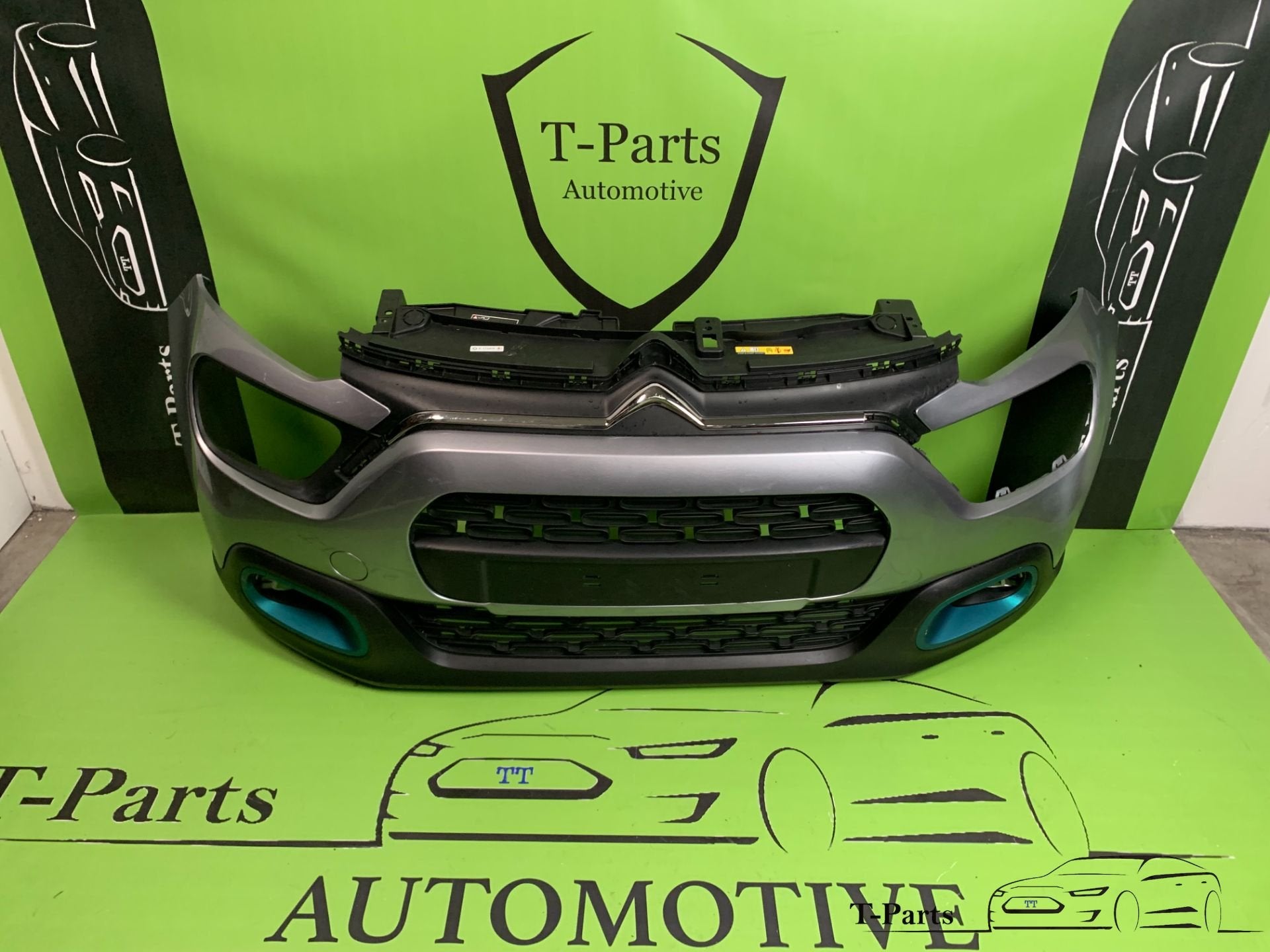citroen c4 voorbumper bumper grille rooster, Gebruikt, Citroën, Stellantis N.V., Ophalen of Verzenden