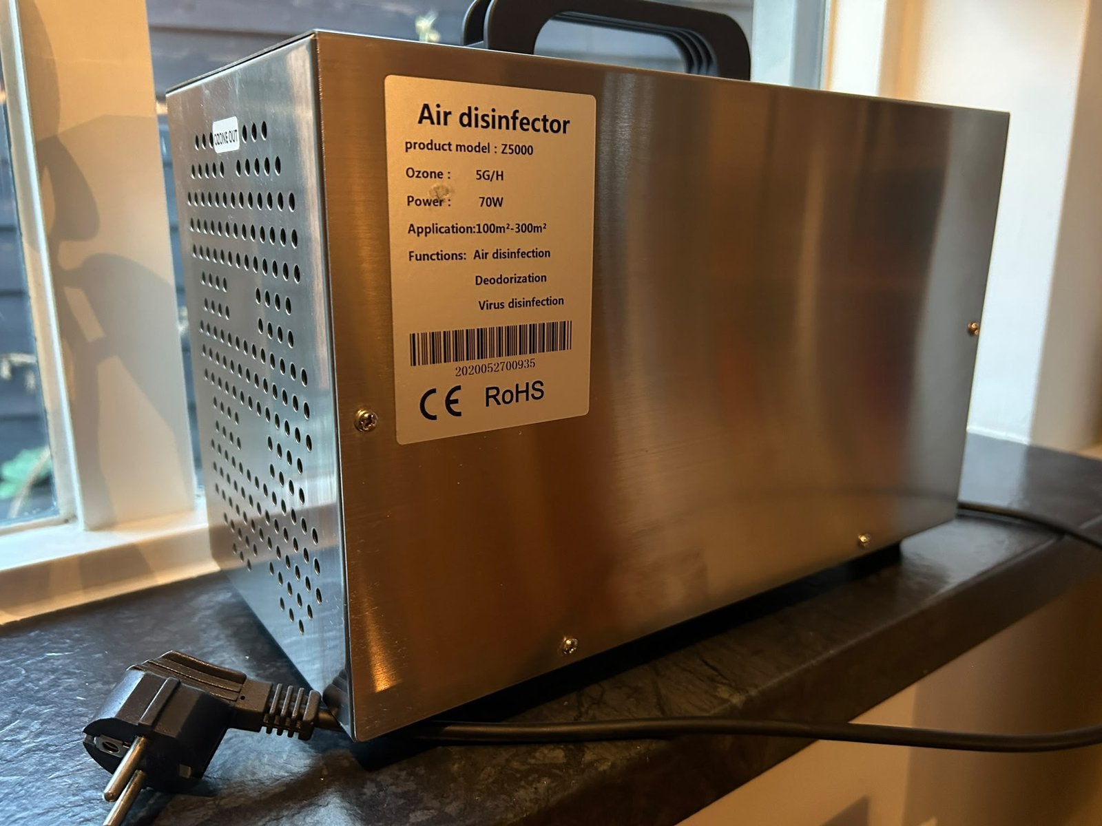 Ozon generator TE HUUR  - geurbestrijding geurnaturalisatie, Ophalen, Gebruikt, Luchtreiniger