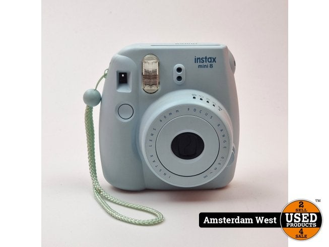 Fujifilm Instax Mini 8 Blauw | Nette staat, Audio, Tv en Foto, Fotocamera's Analoog, Fujifilm, Zo goed als nieuw, Support@fujifilm.com