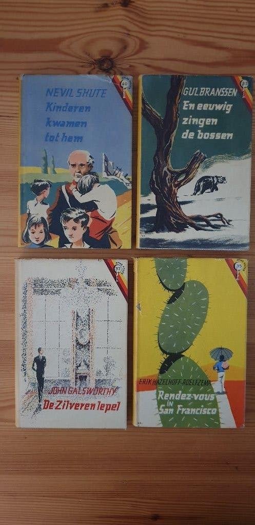 16 boeken oude boeken uit de Altas serie, Ophalen of Verzenden