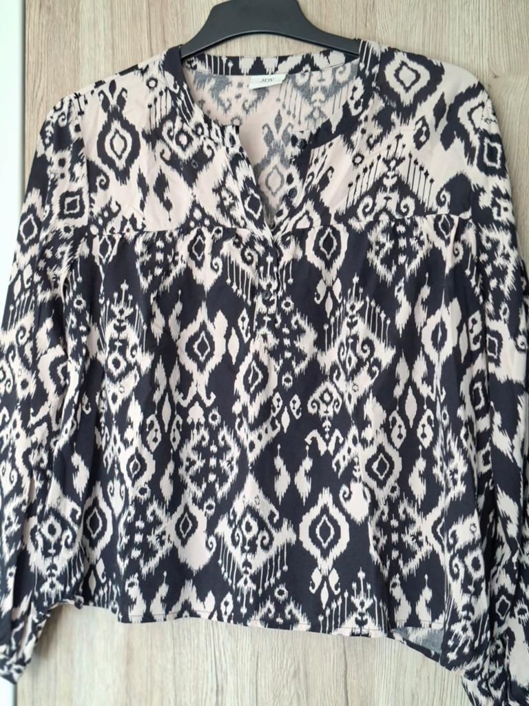JDY Blouse met Ikat Print - Maat XL, Zwart, Maat 42/44 (L), Ophalen of Verzenden, Gedragen