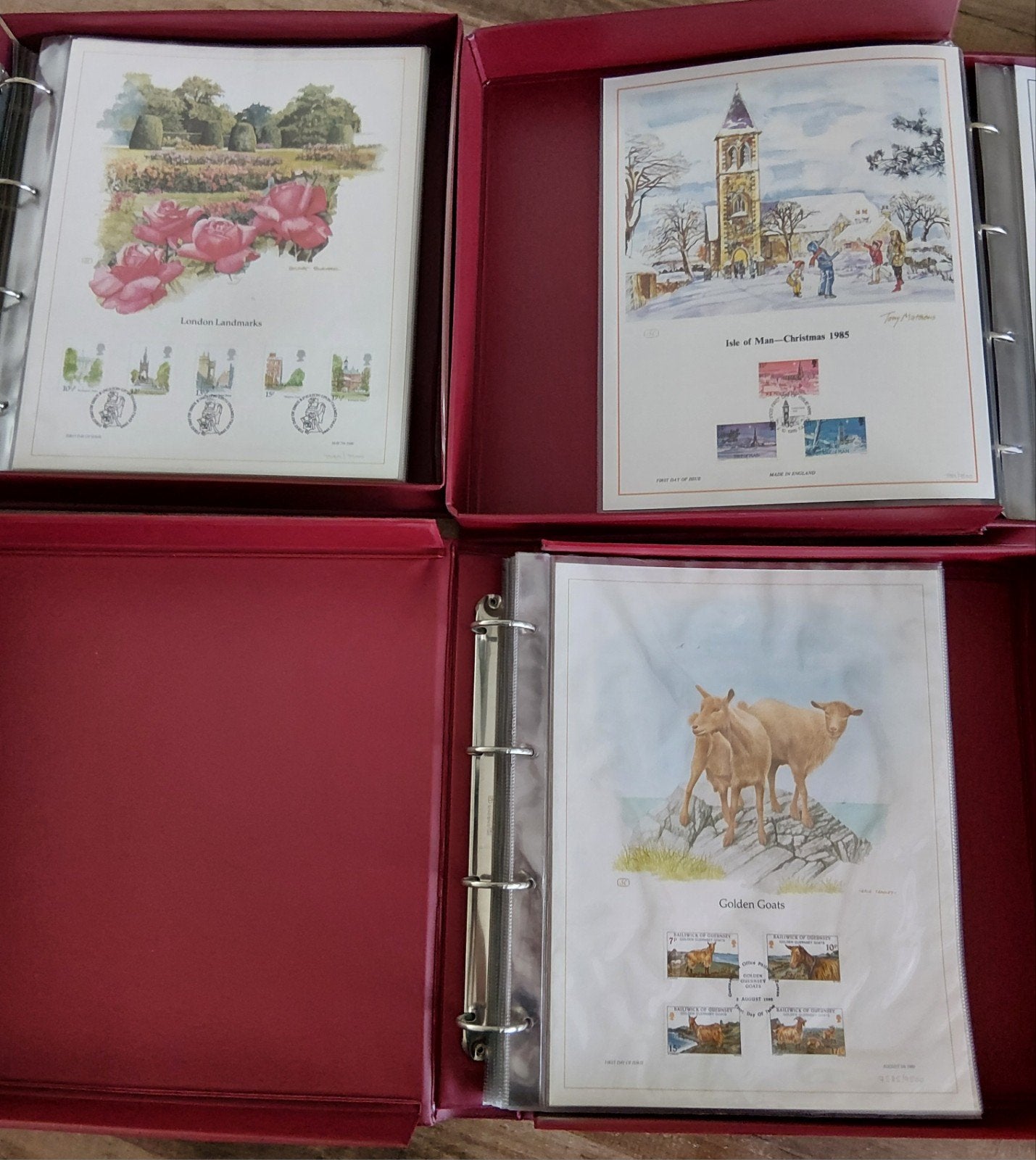 Eerstedag 111  lithografie van postal commemorative society, Ophalen of Verzenden, Buitenland
