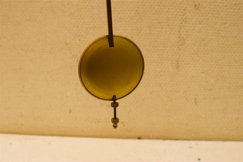 Slinger van een klok met haakje 47032, Ophalen of Verzenden, Gebruikt, Wandklok